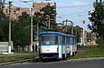Tatra-T3A #5101-5102 3-го маршрута на улице Москалевской возле улицы Светлановской