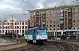 Tatra-T3A #5108 5-го маршрута поворачивает с Павловской площади на Пролетарскую площадь
