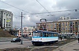 Tatra-T3A #5108 5-го маршрута на Пролетарской площади в районе улицы Полтавский шлях