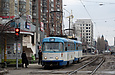 Tatra-T3A #5117-5118 3-го маршрута на улице Полтавский Шлях возле станции метро "Холодная Гора"