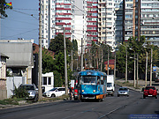 Tatra-T3A #5117 29-го маршрута на улице Гольдберговской в районе Валерьяновского переулка