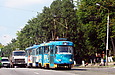 Tatra-T3A #5117-5118 3-го маршрута на улице Полтавский Шлях возле перекрестка с улицей Озерянской