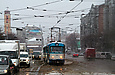 Tatra-T3A #5119-5120 3-го маршрута на улице Полтавский Шлях возле перекрестка с улицей Конарева