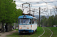 Tatra-T3A #5119-5120 3-го маршрута на улице Полтавский Шлях возле станции метро "Холодная Гора"
