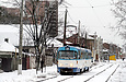 Tatra-T3A #5119-5120 3-го маршрута на улице Москалевской между улицами Бажана и Светлановской