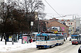 Tatra-T3A #5119-5120 3-го маршрута на улице Университетской в районе улицы Кузнечной