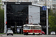 Tatra-T3A #5123 6-го маршрута поворачивает с Московского проспекта на улицу Академика Павлова