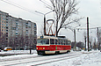Tatra-T3A #5124 6-го маршрута на Салтовском шоссе в районе улицы Эйдемана