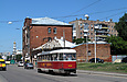 Tatra-T3A #5124 6-го маршрута на улице Грековской в районе Ващенковского переулка