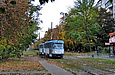 Tatra-T3A #5131-5132 23-го маршрута на Салтовском шоссе подъезжает к конечной станции "602 микрорайон"