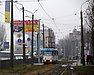 Tatra-T3A #5131-5132 3-го маршрута на улице Полтавский Шлях возле станции метро "Холодная Гора"