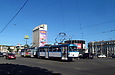 Tatra-T3A #5131-5132 3-го маршрута на улице Полтавский Шлях на перекрестке с улицей Евгения Котляра