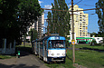 Tatra-T3A #5131-5132 3-го маршрута на улице Залютинской возле Пластичного переулка