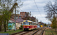 Tatra-T3A #5131-5132 3-го маршрута на улице Москалевской в районе улицы Николая Бажана