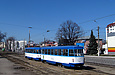 Tatra-T3A #5131-5132 6-го маршрута на Московском проспекте возле универмага "Харьков"