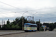 Tatra-T3A #5134 5-го маршрута на улице Морозова следует по Юмтовскому путепроводу