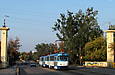 Tatra-T3A #5145-5146 27-го маршрута на улице Октябрьской Революции поднимается на Основянский мост