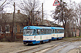 Tatra-T3A #5145-5146 3-го на улице Николая Бажана возле улицы Фельдшерской