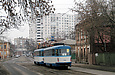 Tatra-T3A #5145-5146 3-го маршрута в Рыбасовском переулке возле улицы Грековской