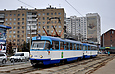 Tatra-T3A #5155-5156 3-го маршрута на площади  Ирины Бугримовой