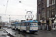 Tatra-T3A #5155-5156 3-го маршрута на улице Грековской возле улицы Урицкого