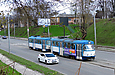 Tatra-T3A #5155-5156 3-го маршрута на улице Полтавский Шлях в районе улицы Юмашева