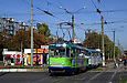 Tatra-T3A #5168-5130 23-го маршрута на проспекте Тракторостроителей пересекает улицу Валентиновскую