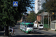 Tatra-T3A #5171-5172 3-го маршрута в Рыбасовском переулке возле улицы Гольдберговской
