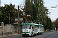 Tatra-T3A #5171-5172 3-го маршрута на улице Гольдберговской напротив улицы Украинской