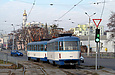 Tatra-T3A #5171-5172 3-го маршрута на площади Бугримовой возле Красношкольной набережной