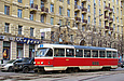 Tatra-T3 #6900 5-го маршрута на площади Розы Люксембург в районе Университетской улицы