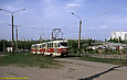 Tatra-T3SU #7000-1700 8-го маршрута на проспекте Тракторостроителей (остановка 605-й микрорайон)