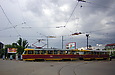 Tatra-T3SU #7000-1700 6-го маршрута на Пролетарской площади возле Лопанского моста