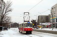 Tatra-T3SU #7011 5-го маршрута на проспекте Героев Сталинграда в районе улицы Аскольдовской