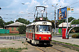Tatra-T3SU #7016 8-го маршрута в Салтовском переулке