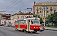 Tatra-T3SUCS #7038 5-го маршрута на Московском проспекте в районе площади Руднева