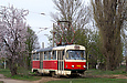 Tatra-T3SUCS #7042 16-го маршрута на проспекте Тракторостроителей возле конечной станции "Салтовская"