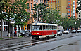 Tatra-T3SUCS #7042 5-го маршрута на Московском проспекте в районе улицы Никитина