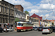 Tatra-T3SUCS #7050 5-го маршрута на улице Полтавский Шлях возле пересечения с улицей Дмитриевской