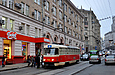 Tatra-T3SUCS #7050 5-го маршрута на Московском проспекте на остановке "Переулок Короленко"