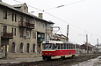 Tatra-T3SUCS #7068 8-го маршрута на улице Академика Павлова напротив переулка Серп и Молот