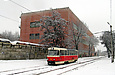 Tatra-T3SUCS #7068 8-го маршрута в Салтовском переулке