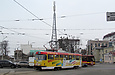 Tatra-T3SUCS #7068 8-го маршрута на площади Восстания