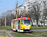 Tatra-T3SUCS #7068 23-го маршрута на проспекте Тракторостроителей возле перекрёстка с Салтовским шоссе