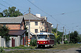 Tatra-T3SUCS #7068 8-го маршрута на улице Академика Павлова в районе Сабуровского переулка