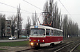 Tatra-T3SUCS #7068 8-го маршрута на улице Академика Павлова возле улицы Семиградской