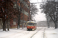 Tatra-T3SUCS #7088 8-го маршрута в Салтовском переулке