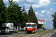Tatra-T3SUCS #7088 5-го маршрута на улице Морозова в районе проспекта Героев Сталинграда