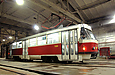 Tatra-T3SUCS #7089 в моечном комплексе Салтовского трамвайного депо