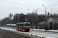 Tatra-T3SUCS #7089 5-го маршрута на улице Морозова в районе Аллеи славы